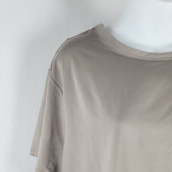 All In Motion Women's Taupe Short Sleeve Crew Neck Casual T-Shirt Size XXL - Picture 4 of 9